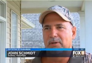 Trapper John talks about coyotes in Audubon Park.